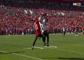 Alontae Taylor gets major air on DB's first career INT