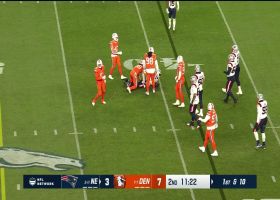 Alex Singleton's hit-stick tackle halts Parker quickly after catch