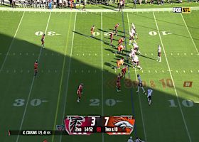 Cousins' rainbow pass lands in Bijan Robinson's bread basket for first-down yardage