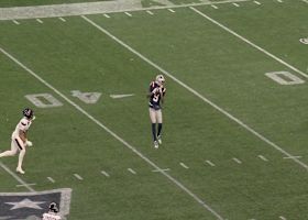 Maye lasers 25-yard strike to Kayshon Boutte over the middle