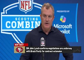 John Lynch talks Brock Purdy negotiations, Deebo Samuel's trade availability