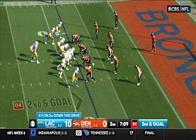 Cooper's strip-sack of Herbert nearly results in Broncos' takeaway