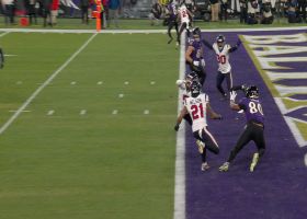 Jalen Pitre comes THIS close to intercepting Lamar Jackson in end zone