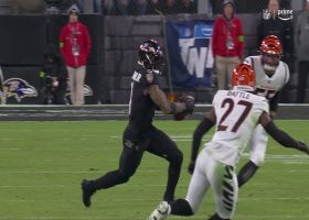 Lamar Jackson dots OBJ for 29-yard pickup via crossing route