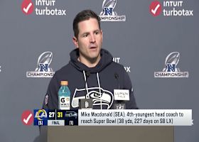 Mike Macdonald praises Sam Darnold after NFC Championship Game performance