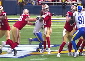 Byron Young's strip-sack vs. Purdy sparks pivotal Rams takeaway late in first half