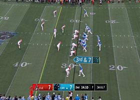 Andy Dalton and Rico Dowdle execute scramble drill perfectly for 20-yard gain