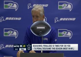 Pete Carroll expresses dissatisfaction with officiating in 'TNF' loss