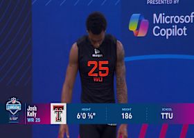 Josh Kelly runs official 4.70-second 40-yard dash at 2025 combine