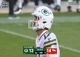 Brandon McManus' third FG of the first half is good for 34 yards