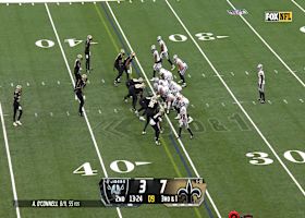 O'Connell dimes up Terrace Marshall Jr. for 28-yard gain into Saints territory