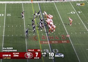 Luke Farrell absorbs hit-stick tackle on fourth-down catch vs. Seahawks