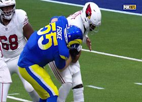 Braden Fiske engulfs Brissett for a loss of 3 yards