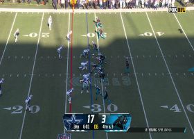Young and Thielen combine to convert fourth-and-3 pass into first down