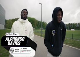 Lamar Jackson tries soccer, handball in Germany | Game Recognize Game