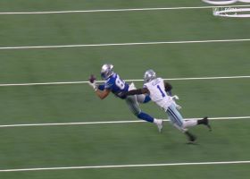 Noah Fant lays out for incredible spinning grab on Smith's 25-yard loft