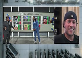 Matthew Stafford reacts to MJD's week-by-week predictions for Rams' 2025 schedule