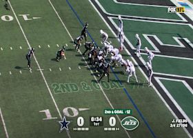 Solomon Thomas ambushes Breece Hall for 4-yard TFL in red zone