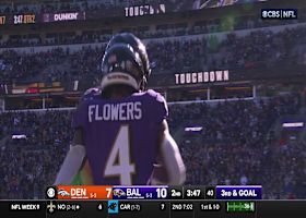 Zay Flowers' second TD catch of '24 boosts Ravens' lead to 16-7 vs. Broncos