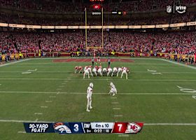 Lutz's 30-yard FG cuts Chiefs' lead to 7-6