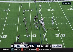 Second time is the charm; Texans corral Richardson for sack