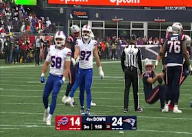 Milano makes Maye touch grass on 9-yard sack