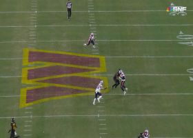 Driskel throws pass directly to Pats LB Joe Giles-Harris for INT