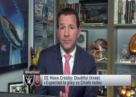 Rapoport: DE Maxx Crosby (knee) listed as doubtful, expected to play vs. Chiefs today