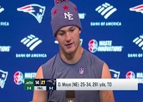 Drake Maye reflects on eighth straight win after defeating the New York Jets in Week 11