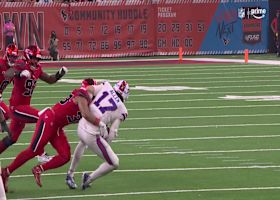 Henry To'oTo'o ambushes Allen for a huge 8-yard sack