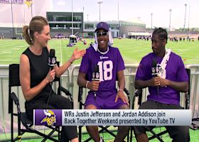 Vikings WRs Justin Jefferson, Jordan Addison detail observations from QB competition | 'Back Together Weekend'