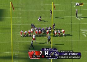 Justin Tucker's 37-yard FG extends Ravens' lead to 17-3
