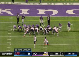 Can't-Miss Play: Santos' 30-yard FG gives Bears' two-point lead with seconds to go on 'MNF'