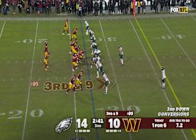 Josh Johnson finds Deebo Samuel over the middle for first down