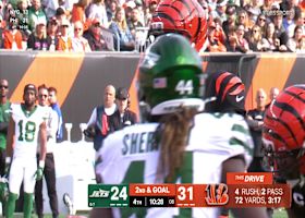 Chase Brown will not be denied on his second score of the day