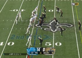 Goff's 29-yard strike to LaPorta gets Lions into Saints territory on third drive