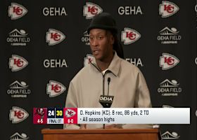 Hopkins explains his strong chemistry with Mahomes