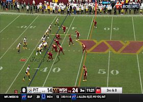 Jaylen Warren smashes his accelerator on 26-yard catch and run