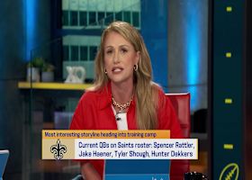 Slater on Saints' QB room: 'We've got a lot of questions' on if they will bring in veteran QB