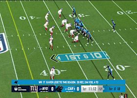 Chuba Hubbard breaks loose for 26-yard scamper on Panthers' second drive