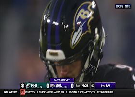 Justin Tucker's 34-yard FG opens scoring in Eagles-Ravens