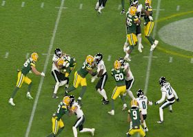 Jaelan Phillips engulfs Wilson for a powerful tackle in his first game as an Eagle