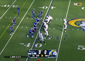 Geno Smith dots Fant in stride on TE's vertical route for 32-yard gain