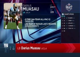 Giants select Darius Muasau with No. 183 pick in 2024 draft
