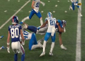 Tommy DeVito's 18-yard connection with Tyree Jackson gets Giants to 1-yard line