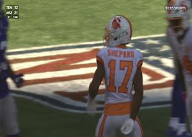 Mayfield's strike to Sterling Shepard pulls Bucs to within 35-34