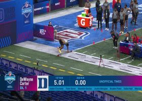 DeWayne Carter runs official 4.99-second 40-yard dash at 2024 combine