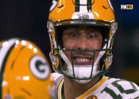 Jordan Love pinpoints Dontayvion Wicks for 18-yard gain on Thanksgiving