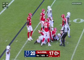 Paye and Latu combine on third-down to sack Mahomes and force the FG unit