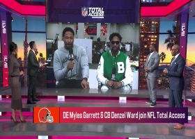 Myles Garrett and Denzel Ward join 'NFL Total Access' ahead of Super Bowl LVIII